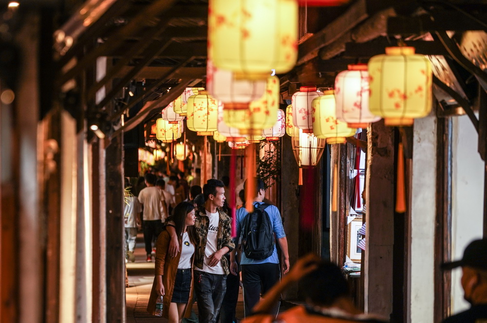 Galeria: paisagem noturna da vila de Zhouzhuang

