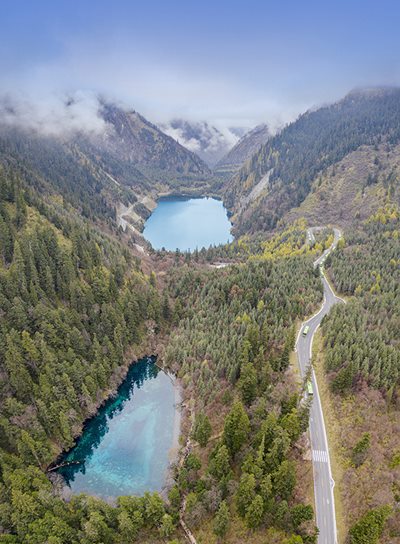 Galeria：paisagem outonal de Jiuzhaigou 