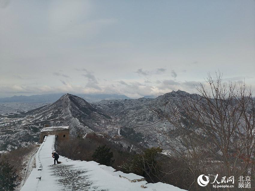 Galeria: Beijing recebeu a primeira neve do inverno