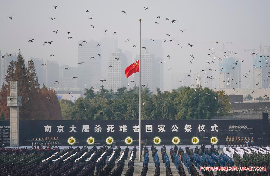 China realiza cerimônia de Estado em memória às vítimas do Massacre de Nanjing