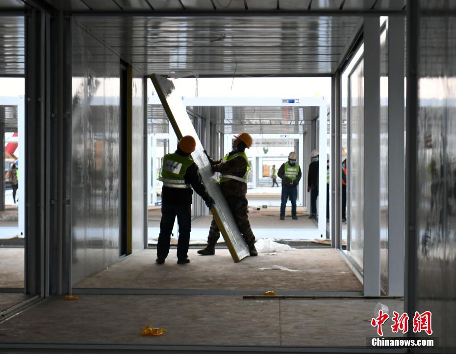 Galeria: centro de isolamento em construção em Shijiazhuang