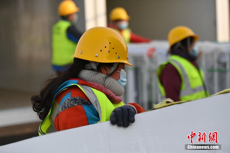 Galeria: centro de isolamento em construção em Shijiazhuang