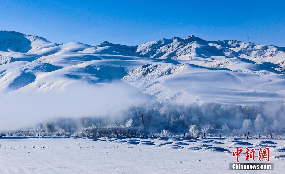 Galeria: paisagem invernal do condado de Nilka, Xinjiang