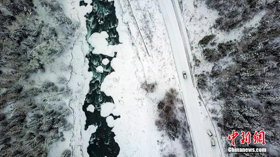 Galeria：paisagem invernal da área cênica de Kanas em Xinjiang