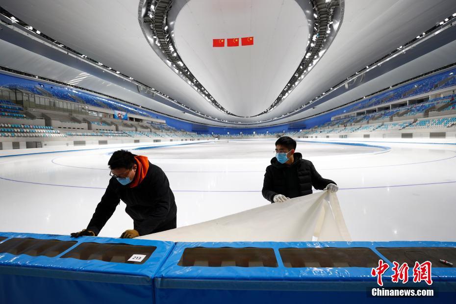 Olimpíadas de Inverno 2022: Oval de Patinação a postos para realização de testes