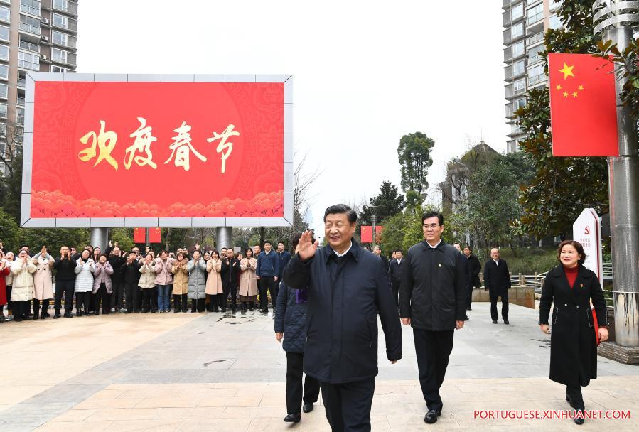 Xi expressa saudações de Ano Novo Chinês desejando uma China próspera

