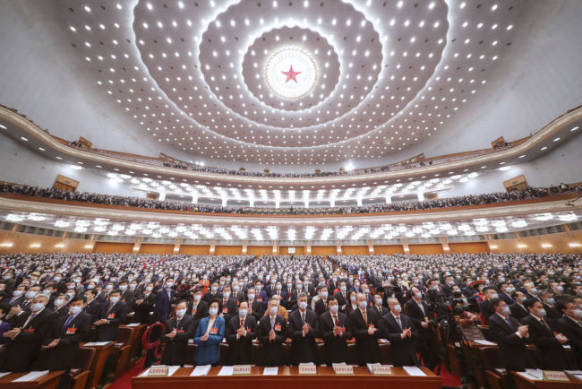 Supremo órgão do poder da China inaugura sua sessão anual