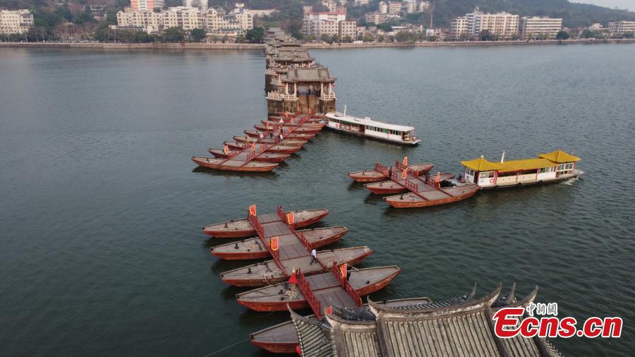 Guangdong: ponte de Guangji é conectada e desconectada livremente