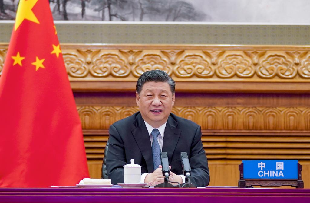 Xi participa de videoconferência com líderes de França e Alemanha