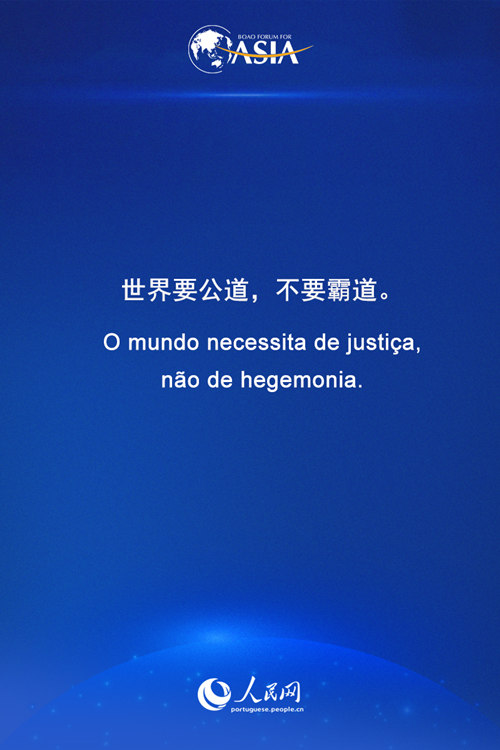 Xi fez discurso para a cerimônia de abertura da Conferência Anual 2021 do Fórum de Boao para a Ásia 