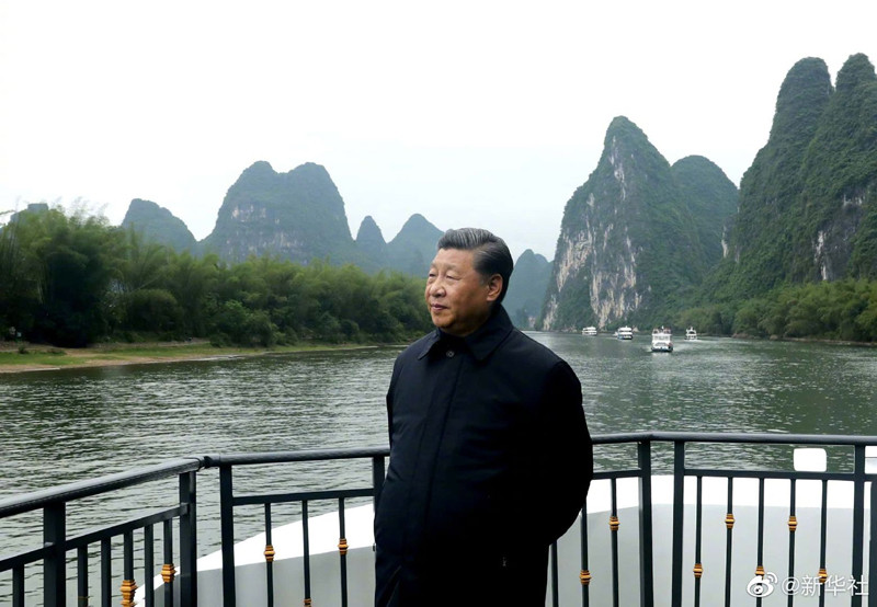 Xi Jinping faz visita de inspeção em Guangxi