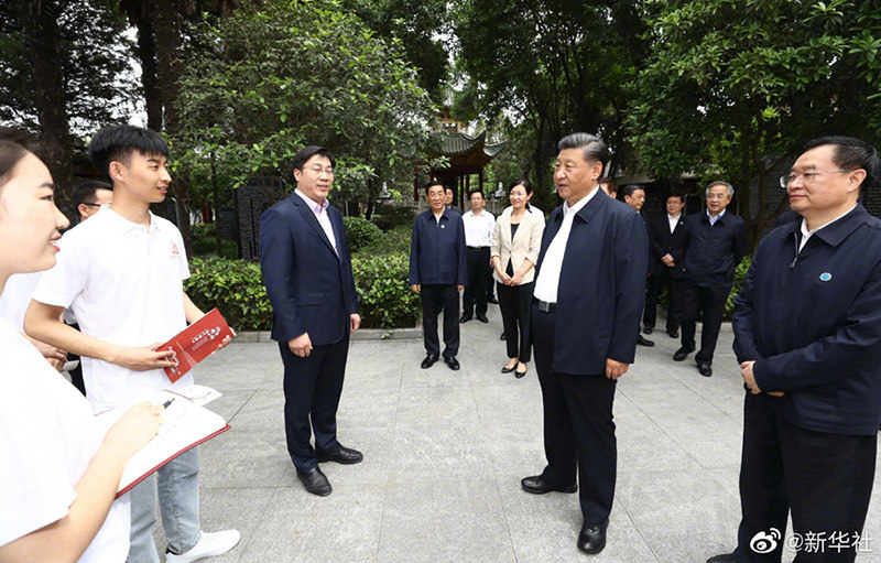 Xi inspeciona cidade de Nanyang, centro da China