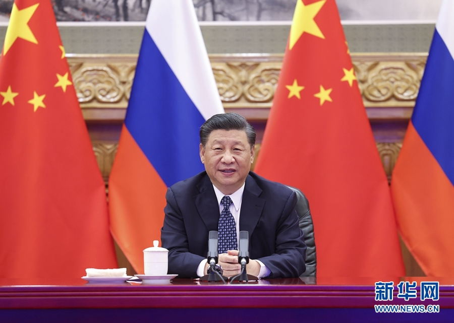 Xi e Putin testemunham cerimônia de lançamento de projeto de cooperação em energia nuclear