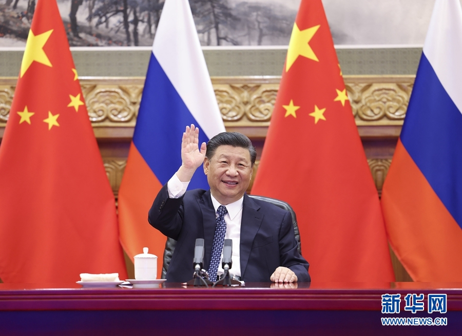 Xi e Putin testemunham cerimônia de lançamento de projeto de cooperação em energia nuclear