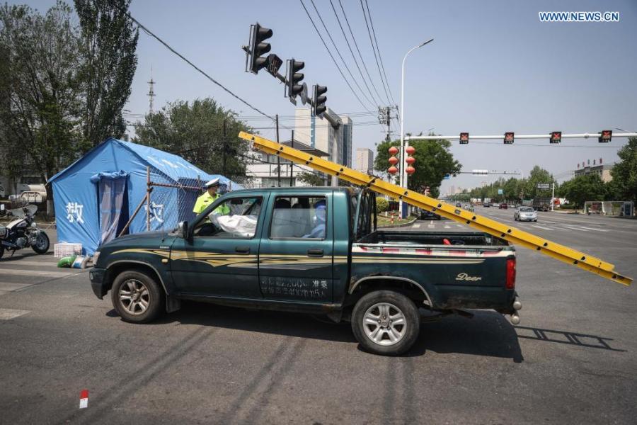 Várias comunidades residenciais sob vigilância preventiva em Yingkou, nordeste da China