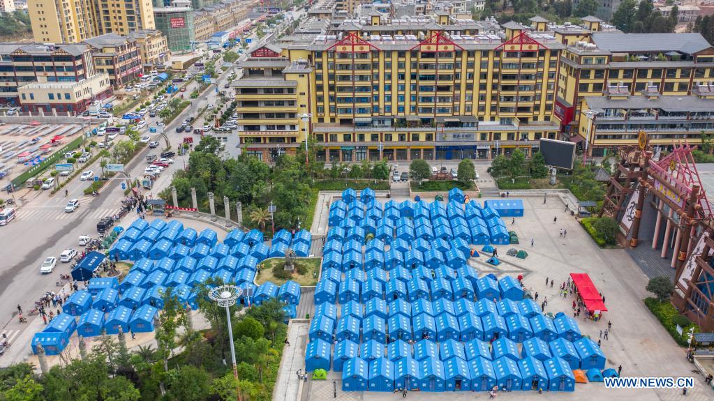 China: trabalho de socorro é realizado em Yunnan