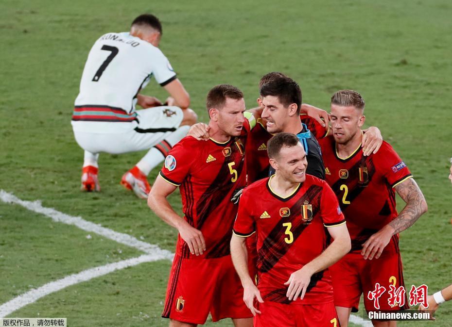 Portugal derrotado pela Bélgica nas quartas de final da Copa da Europa 2020