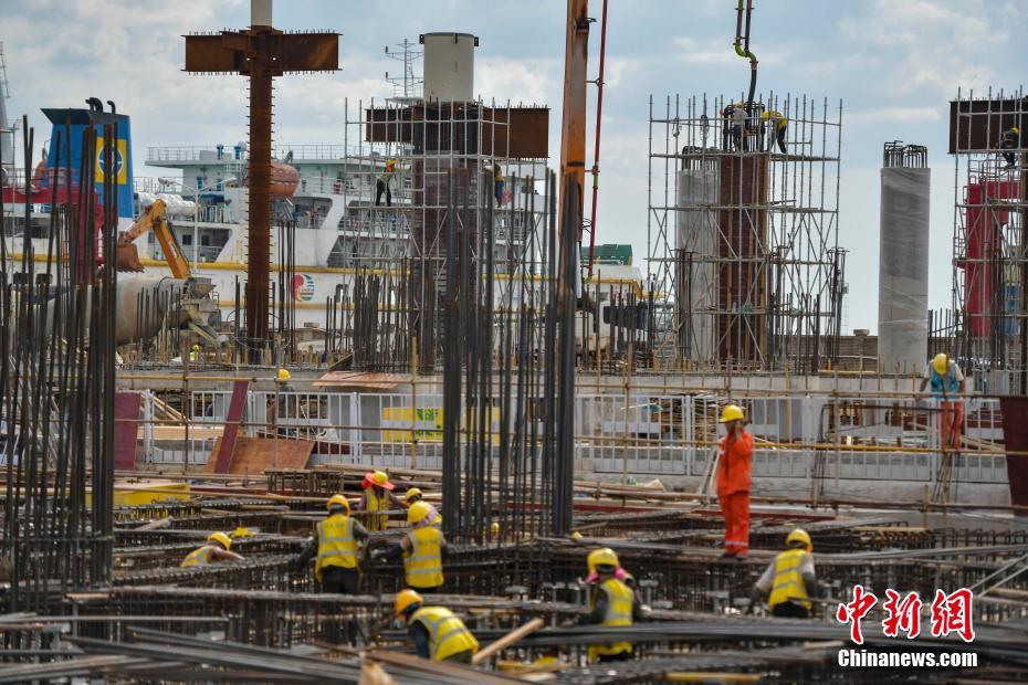 Novo Porto de Haikou avança com projeto do Centro de Transporte de Passageiros