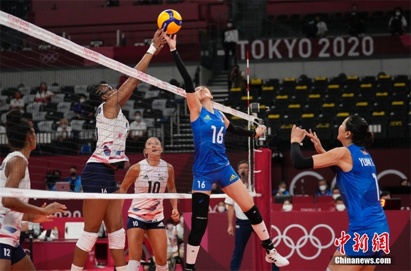 Voleibol feminino: China derrotada frente aos EUA