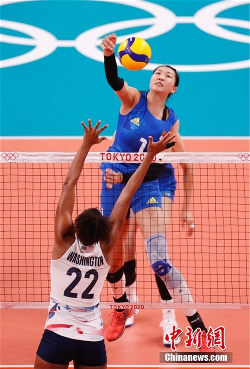 Voleibol feminino: China derrotada frente aos EUA