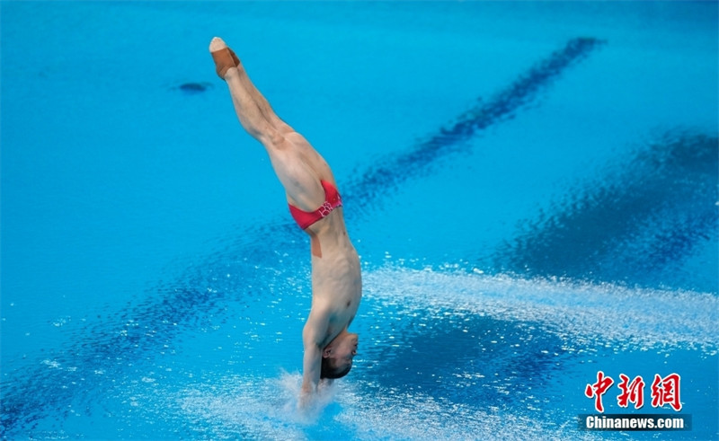 Olimpíadas: Xie Siyi conquista medalha de ouro no salto de trampolim de 3m masculino 