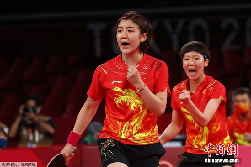 Olimpíadas: equipe chinesa conquista medalha de ouro no tênis de mesa feminino