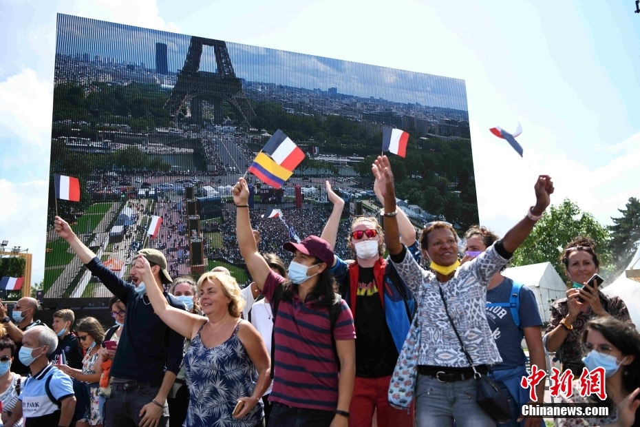 França celebra a chegada dos Jogos Olímpicos de Verão em Paris