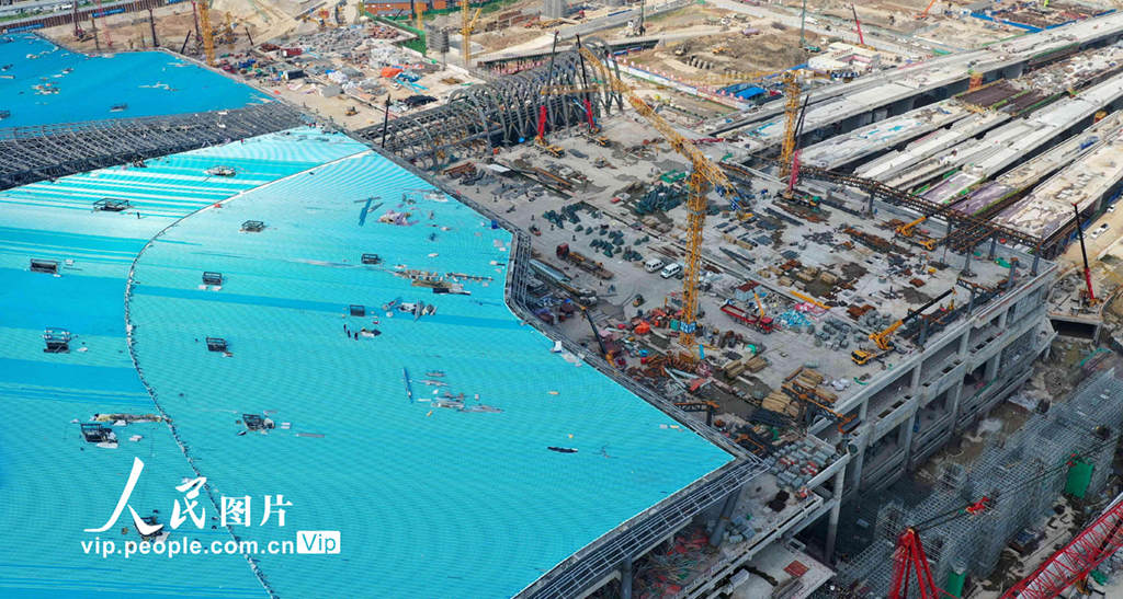 China: construção da Estação Oeste de Hangzhou está em andamento