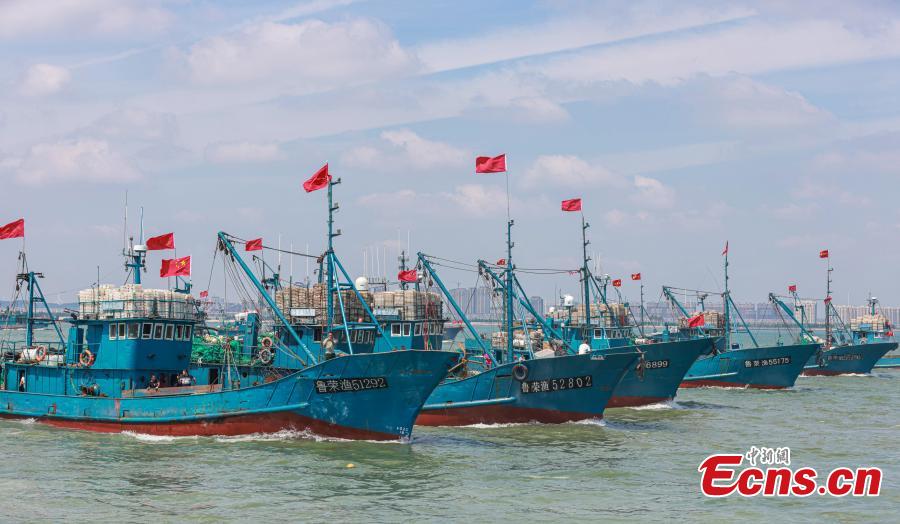 China: proibição anual de pesca marítima no verão é terminada no Mar Amarelo e no Mar de Bohai 