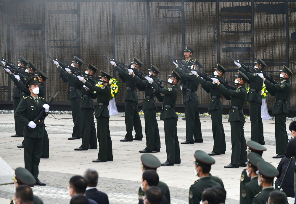 China realiza funeral de 109 soldados mártires da Guerra da Coreia