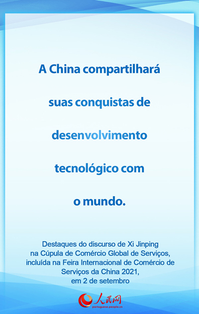 Destaques do discurso de Xi Jinping na Cúpula de Comércio Global de Serviços