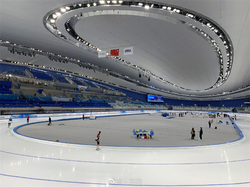 Beijing 2022：primeira competição de teste é realizada no Oval Nacional de Patinação de Velocidade