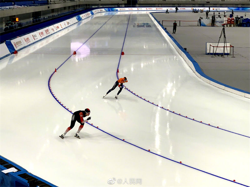 Beijing 2022：primeira competição de teste é realizada no Oval Nacional de Patinação de Velocidade