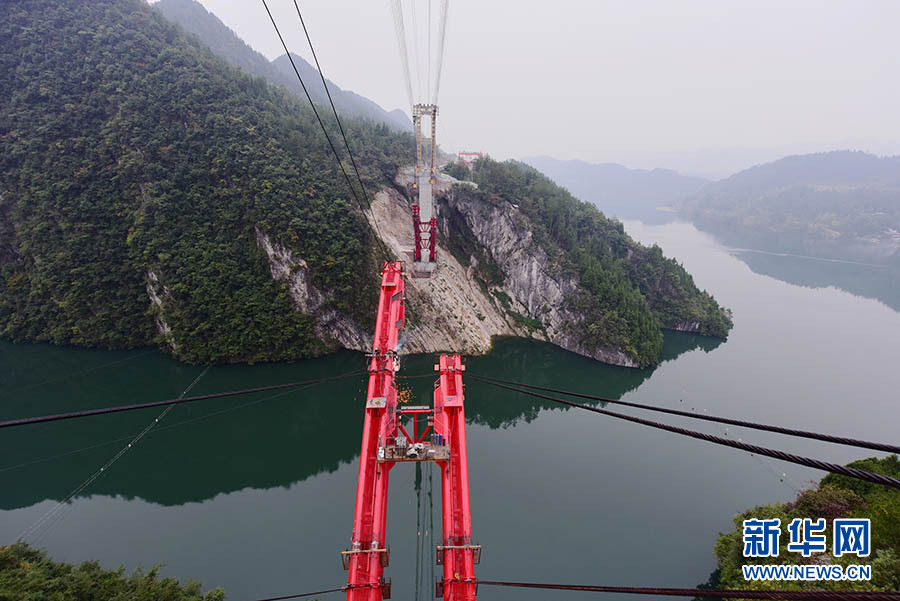 Hubei: ponte Chaoyang está em construção