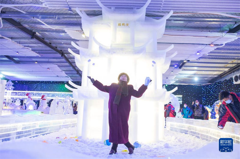 8º Festival Nacional do Gelo e da Neve é inaugurdo em Wuhan