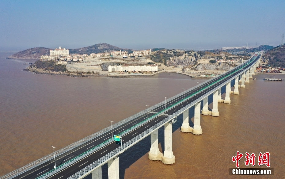 Zhejiang: ponte Zhoushan-Daishan é aberta ao tráfego