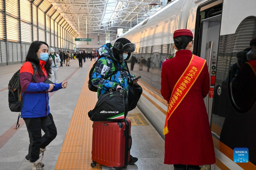 Ferrovia de alta velocidade Beijing-Zhangjiakou celebra 2º aniversário