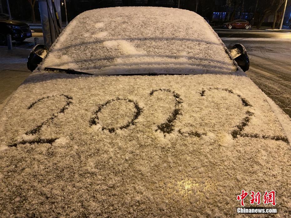 Beijing recebe queda de neve 