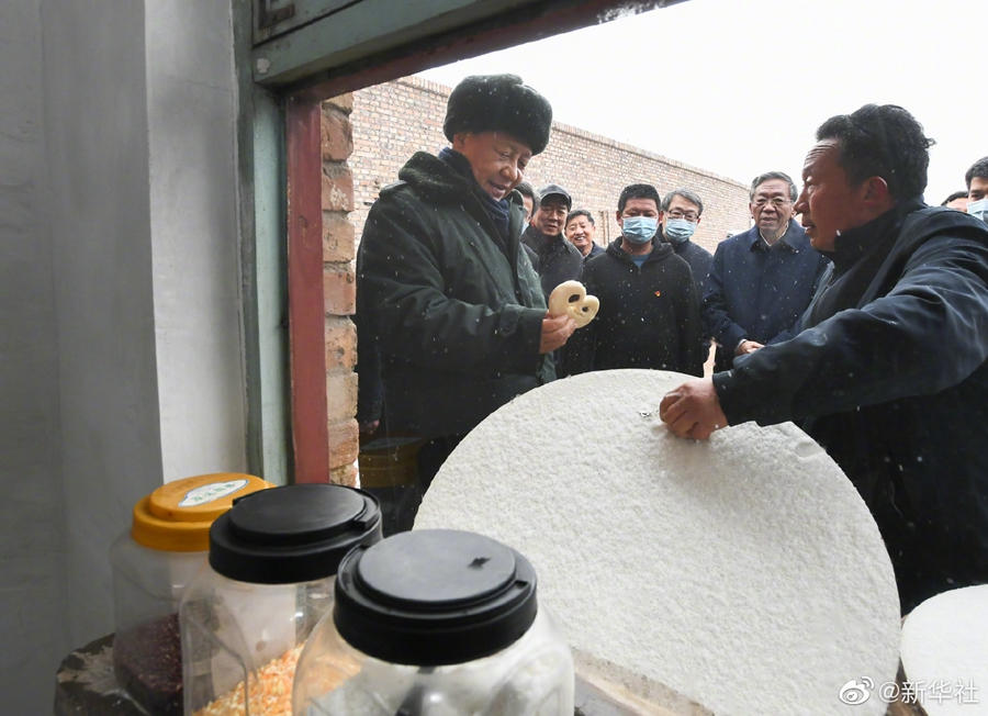 Xi Jinping visita Shanxi antes do Ano Novo Chinês