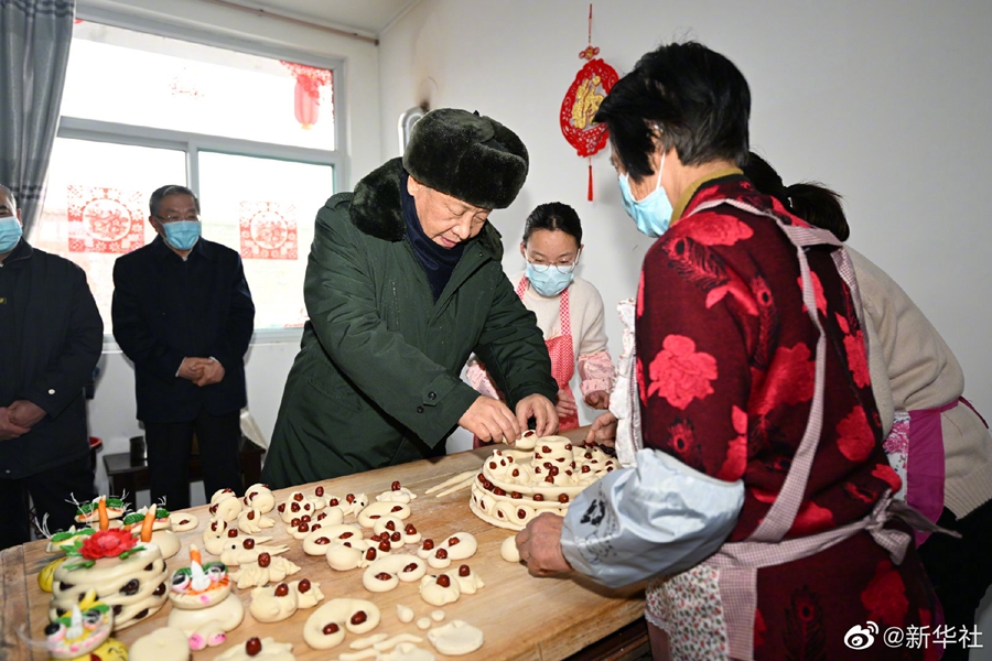 Xi Jinping visita Shanxi antes do Ano Novo Chinês