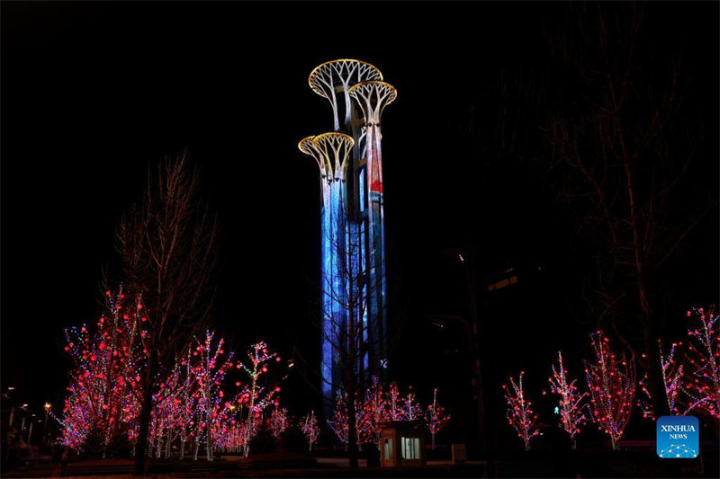 Galeria: show de luzes da Torre Olímpica de Beijing