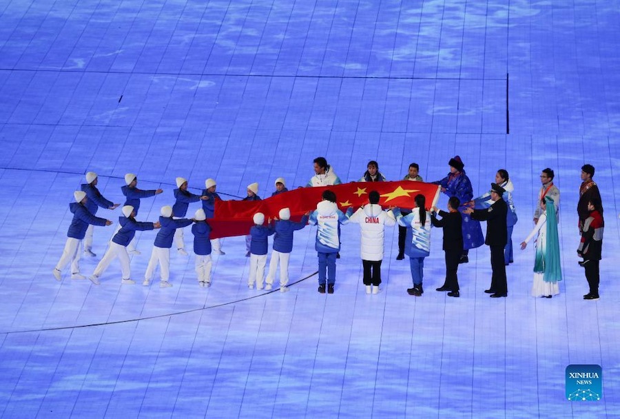 Começa a cerimônia de abertura dos Jogos Olímpicos de Inverno de Beijing 2022