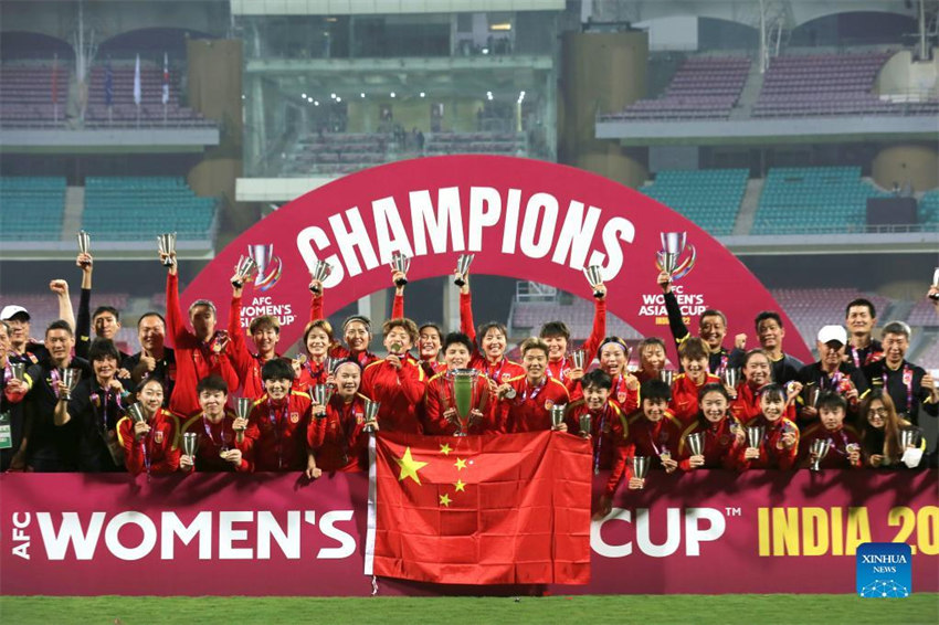 China volta sagrar-se campeã asiática de Futebol Feminino após 16 anos