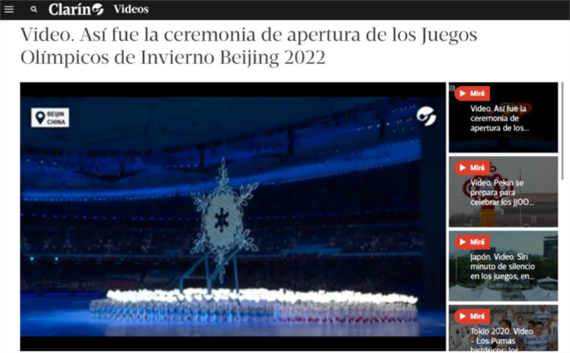 Veículos de imprensa da América Latina acompanham Olimpíadas de Inverno de Beijing