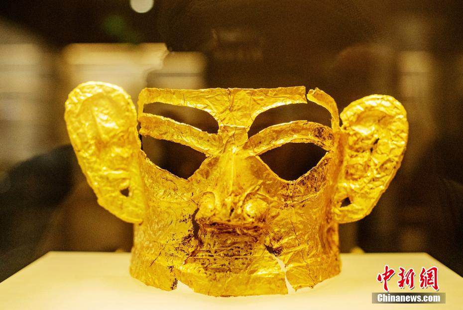 Sichuan:“máscara de bronze” de Sanxingdui está oficialmente à disposição do público