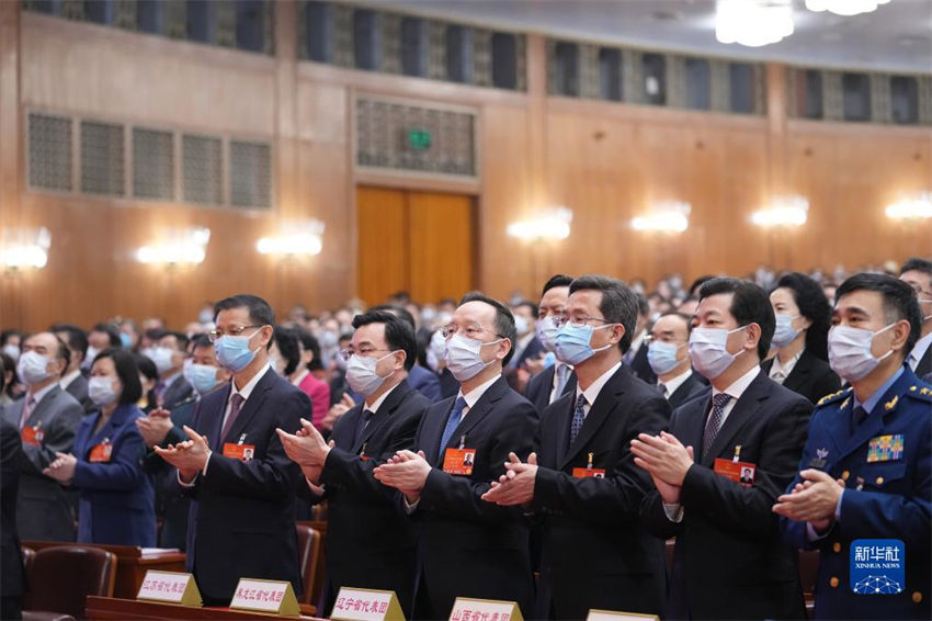 Legislatura nacional da China realiza reunião de encerramento da sessão anual