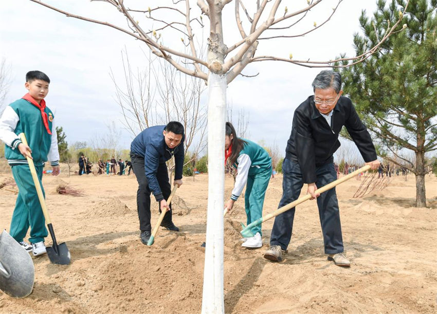 Xi Jinping planta árvores pelo 10º ano como o mais alto líder