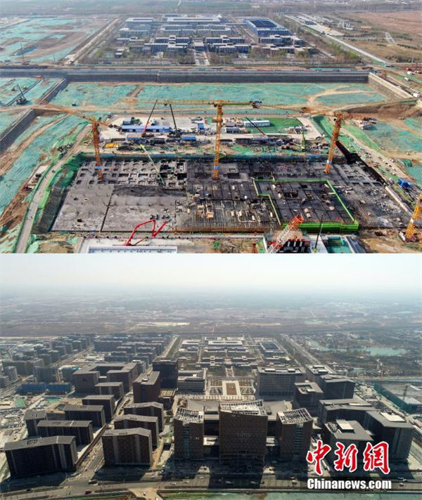 Galeria: fotografias aéreas das mudanças em Xiong’an