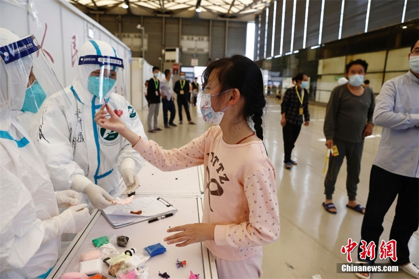 Galeria: hospital de campanha do Centro Nacional de Exposições de Shanghai