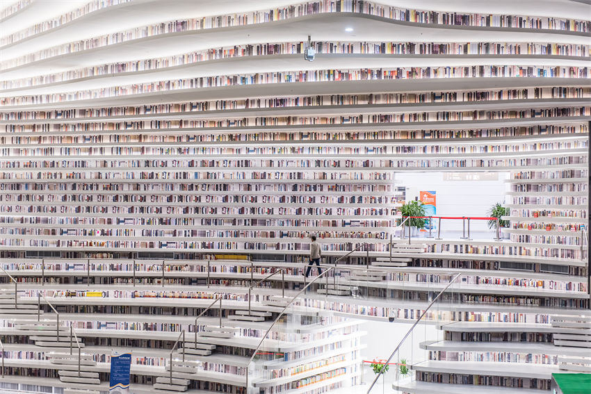 Galeria: biblioteca da nova área de Binhai em Tianjin